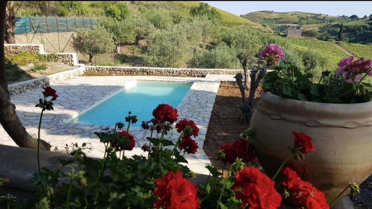 Elegant Villa Trapani + Pool Salemi ภายนอก รูปภาพ